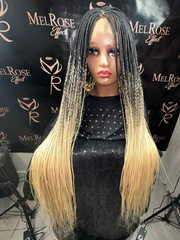 Lace frontal Micro braids 26/28 inch